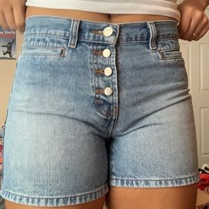 KALVIN KLEIN HIGH-RISE SHORTS